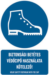 AFV Biztonsági betétes védőcipő használata kötelező! (BIT018001ONV01600250)