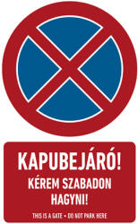 AFV Kapubejáró! kérem szabadon hagyni! (VET067003PVC02500400)