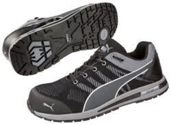 PUMA Elevate Knit Black S1P ESD HRO SRC védőcipő (PUM-643160-43_S1P) - munkavedelemplusz