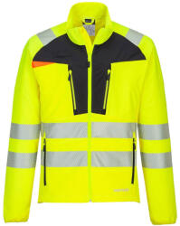 Portwest DX481 DX4 Hi-Vis Zip Base felső (DX481YBR5XL)