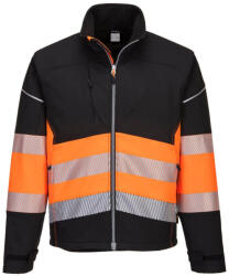 Portwest PW375 PW3 Hi-Vis Class 1 Softshell kabát (PW375BKOXXL)