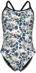 arena earth swimsuit xcross back black/white multi l - uk36 Costum de baie dama