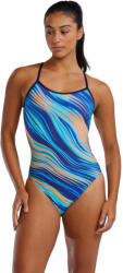 TYR durafast elite trinityfit riptidal blue/orange l - uk36 Costum de baie dama