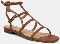 Lauren Ralph Lauren bőr szandál Everley Gldr barna, női, 802959977003 - barna Női 41