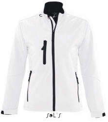 SOL'S Roxy -női softshell zipzároszáros dzseki (so46800wh-m)