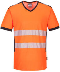 Portwest PW310 PW3 Hi-Vis V-nyakú póló (PW310OBRS)