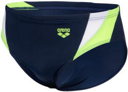 arena swim briefs panel navy/green/white s - uk32