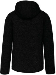 Proact PA366 cipzáras kapucnis vastag Női pulóver bolyhos belsővel Proact, Dark Grey Melange-2XL (pa366dagm-2xl)