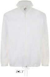 SOL'S Shift - unisex vízlepergető széldzseki (so01618wh-s)