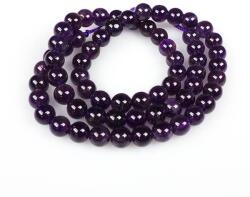  Ásványgyöngy - Ametiszt, 6 mm, 1 szál
