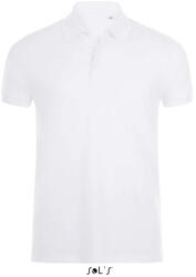 SOL'S Phoenix Men - gyapjú-elasztán galléros póló (so01708wh-s)