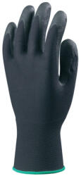 Portwest Szerelőkesztyű, PES, FEKETE HP HABOSÍTOTT PVC TENYÉRREL (6637)
