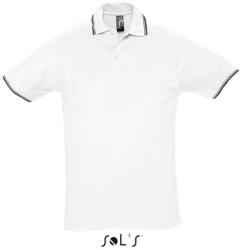 SOL'S Practice Men - galléros póló (so11365wh-s)