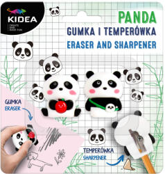 DERFORM Pandás radír és hegyező, Kidea (DFM-PAGUTKA) - mesescuccok