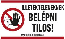 AFV Illetékteleneknek belépni tilos! (TIT001013ONV02500160)