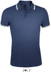 SOL'S Pasadena Men - galléros póló (so00577fn-wh-l)