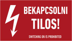 AFV Bekapcsolni tilos! (ERV019001ONV01600100)