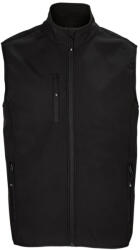 SOL'S Falcon BW Men - softshell mellény (so03825bl-m)