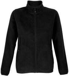 SOL'S Factor Women - microgyapjú zipzáros pulóver (so03824bl-xl)