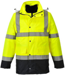 Portwest Jól láthatósági 4 az 1-ben Contrast Traffic kabát (S471YNRS)
