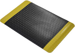  DeckPlate Ipari Álláskönnyítő Szőnyeg szőnyeg-1.5m x 15fm-fekete-sárga (FAL-465-935)