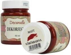  Decorolla matt dekorfesték 60ml vörösbarna