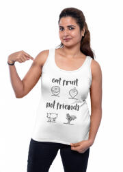  Eat fruit not friends - Női Atléta (vetat0129)