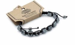 Csakra Shop Mágneses Hematit Shamballa Karkötő - Piramisok