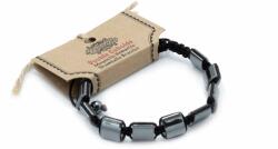 Csakra Shop Mágneses Hematit Shamballa Karkötő - Dupla Négyzetek