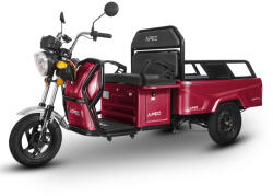 Voltarom Triciclu Electric Voltarom, APT4, Fara Permis, viteza maxima 25 km pe ora, 1000W, Rosu, autonomie pana la 41 km (TET-0031)
