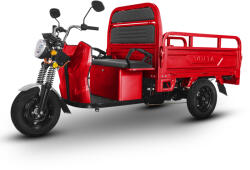 Voltarom Hercules, motor 3900W, 72V, 120Ah, 120km autonomie, viteza maxima 25 km pe ora, Triciclu electric Fara Permis, Rosu (TET-0037)