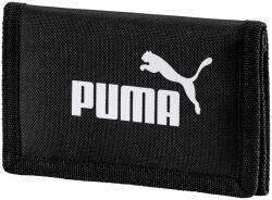 PUMA Phase uniszex tépőzáras pénztárca S22, fekete-fehér (07561701)