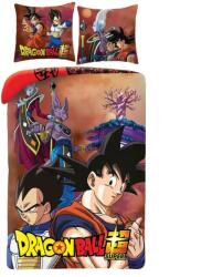 HALANTEX Dragon Ball Super - istenek és csillagharcosok ágyneműhuzat szett 140 x 200 + 70 x 90 cm (DB-1108BL)