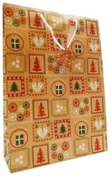  Dísztasak 46 x 33 cm "Karácsony, Merry Christmas, bézs (LAM342308J-beige)