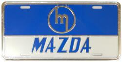 Desperate Enterprises Mazda "logó" dombornyomott fémtábla/rendszámtábla 30, 5 x 15, 3 cm (001-2451)