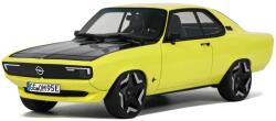 OttOmobile Opel Manta GSE Elektromod sárga 2021 modell autó 1: 18 (OT434)