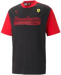 PUMA Scuderia Ferrari Race Statement férfi póló, fekete-piros, 2023 (53814901)