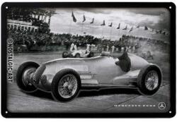 Nostalgic Art Mercedes-Benz dombornyomott fémplakát "Autó" 20 x 30 cm (NOSFEMPLAKAT20X30-Merci-auto)