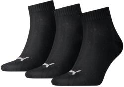 PUMA 3 páros csomagolású quarter uniszex zokni, fekete-szürke (90697832)