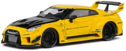 Solido Nissan GT-R (R35) w/LibertyWalk Body Kit sárga 2019 modell autó 1: 43 (S4311206)