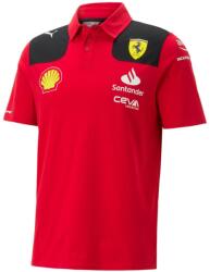 PUMA Scuderia Ferrari SF Team férfi pólóing, piros-fekete, 2023 (76341701)