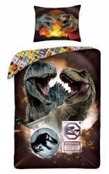HALANTEX Jurassic World Dominion 'Warning Dangerous' ágyneműhuzat szett 140 x 200 + 70 x 90 cm (JW-9109BL140)