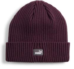 PUMA uniszex Classic Cuff téli kötött sapka, midnight plum-sötétszürke-fehér, S24 (02482607)