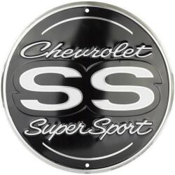 HANGTIME Chevrolet SS Super Sport kör alakú dombornyomott fémplakát 30 cm "TACCS60031 (CS60131)