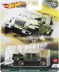 Mattel Car Culture realriders Hyper Haulers 2020 Jeep Gladiator #3/5 Premium Hotwheels 1: 64 (GRJ86-LA10)