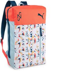 PUMA Neymar Jr. uniszex hátitáska 25L, fehér-narancssárga-kék, S24 (09035701)