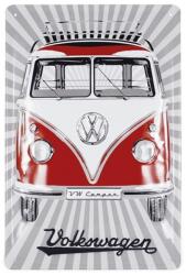 Volkswagen dombornyomott fémplakát 20 x 30 cm "VW Camper