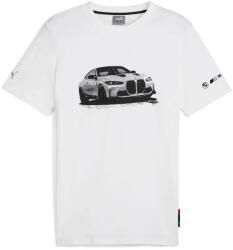 PUMA BMW M Motorsport ESS Graphic M4CSL férfi póló, fehér-fekete, S25 (63063302)