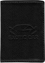 RH Portugal Exotic Car black&black bőr jogosítvány és forgalmi en. tartó (RH1485EXC-black)