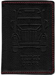 RH Portugal TRUCK DRIVER black&red bőr jogosítvány és forgalmi en. tartó (RH1485TD-red)